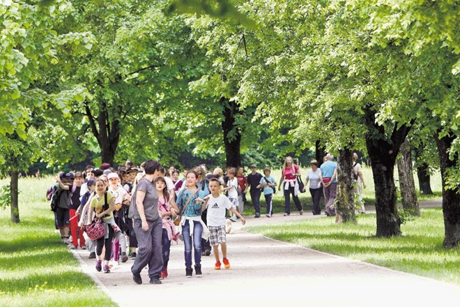 Včerajšnjega pohoda se je udeležilo več kot 11.000 šolarjev in dijakov, kar je dvakrat več kot leta 2000. 