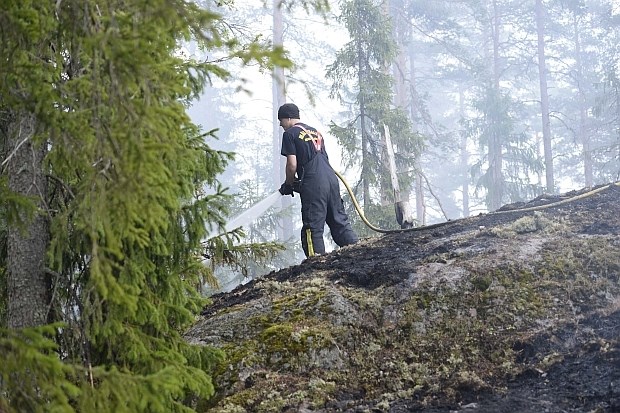 Na Švedskem divja najhujši gozdni požar v zadnjih desetletjih 