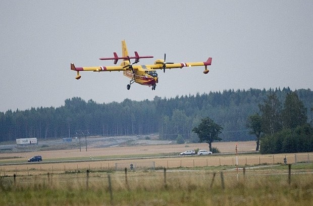 Na Švedskem divja najhujši gozdni požar v zadnjih desetletjih 