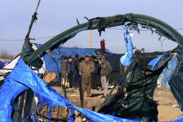 Razmere v calaiški »džungli« so težke. (Foto: Reuters) 