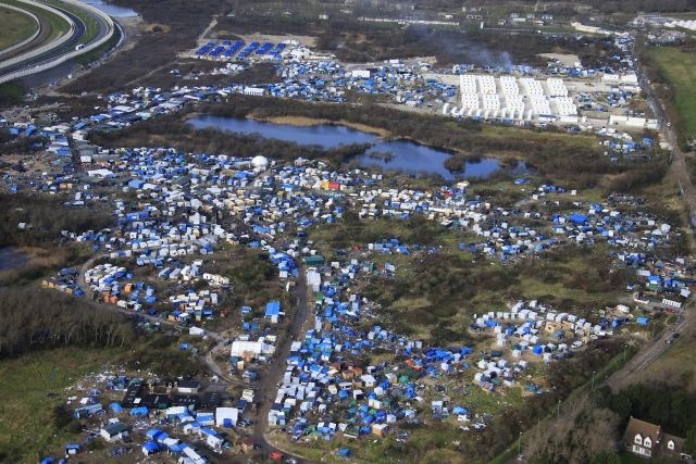 Tako je naselje »džungla« videti iz zraka. (Foto: Reuters) 