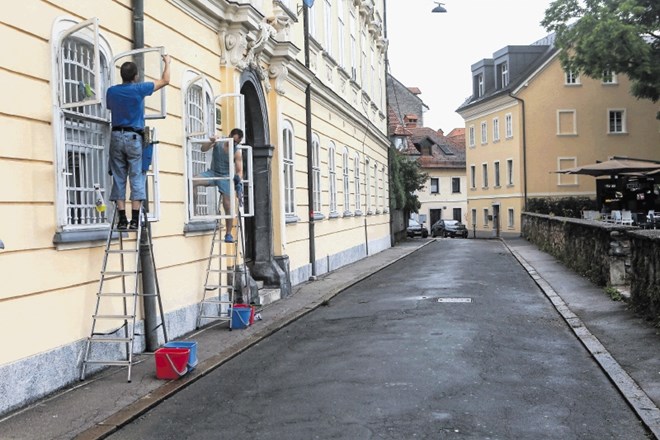 Zvezdarska ulica je tam, kjer je bil nekoč vrt Gruberjeve palače.