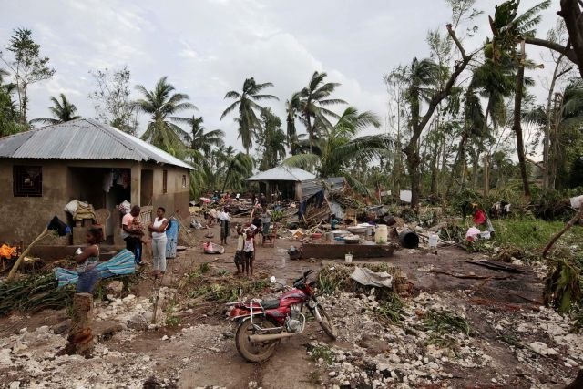 Opustošenje na Haitiju, ki ga je za seboj pustil orkan Matthew. (Foto: Reuters)