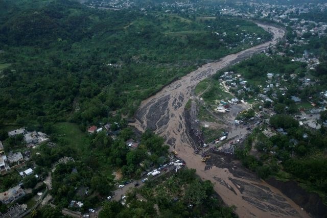 Opustošenje na Haitiju, ki ga je za seboj pustil orkan Matthew. (Foto: Reuters)