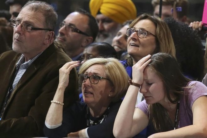 Obup volivcev Clintonove. (Foto: Reuters)