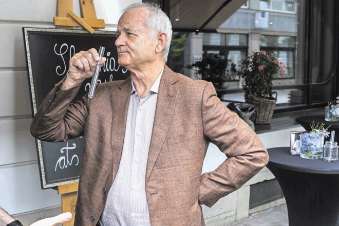 Ta teden je Slovenijo obiskal ameriški igralec in poslovni partner podjetja, ki proizvaja Slovenia Vodko, Bill Murray.