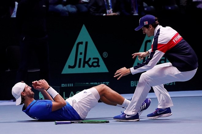 Lucas Pouille je bil v odločilnem srečanju enostavno odličen.