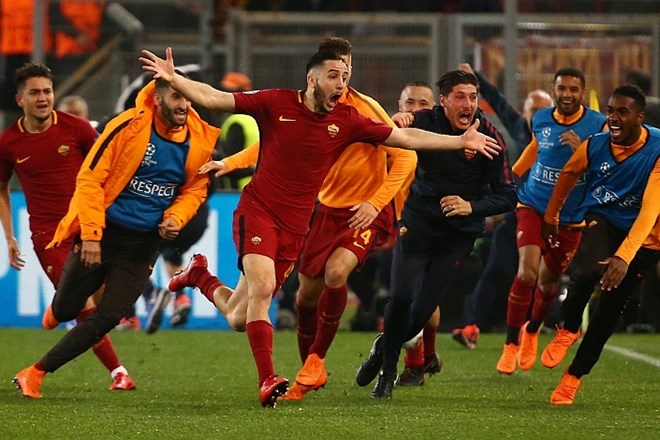 #video Roma s pravljičnim preobratom, v polfinalu še Liverpool