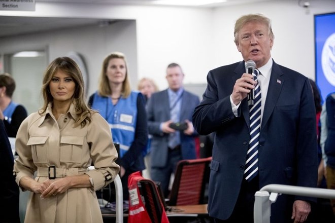 #foto #video Trump o odsotnosti Melanie: Šla je skozi težke trenutke, a je sedaj dobro