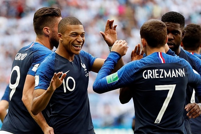 Hitri Mbappe povzroča Argentini hude preglavice.