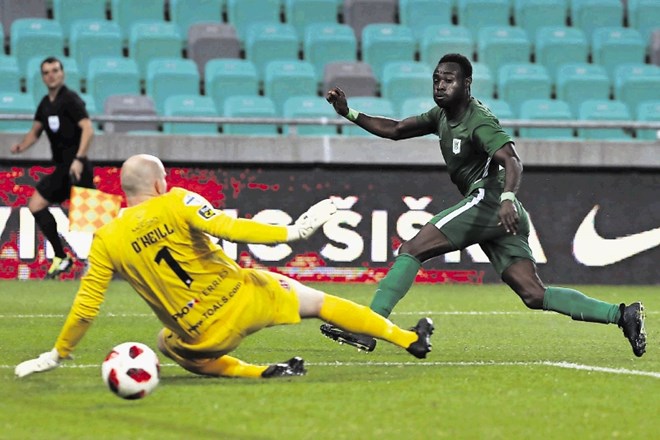 Takole je prvi gol Olimpije na uradni tekmi nove sezone zabil Kingsley Boateng.