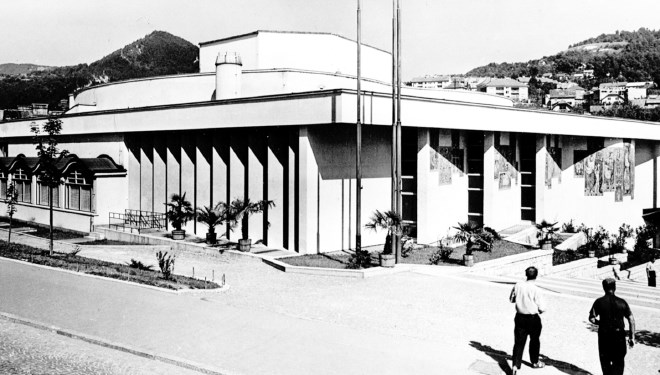 Delavski dom Trbovlje, avtor Marko Župančič, 1956