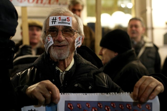 #foto V Srbiji znova tisoči protestnikov proti Vučiću