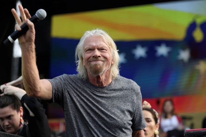 Richard Branson, organizator koncerta.