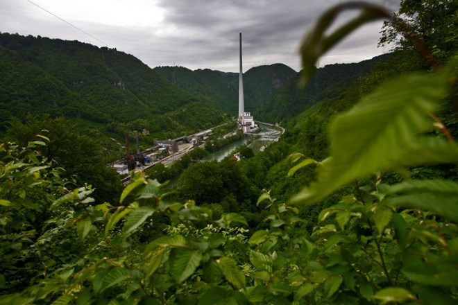 Dimnik termoelektrarne Trbovlje je priljubljena točka adrenalinskih navdušencev.