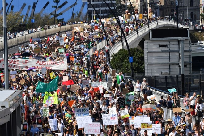 Podnebni protestni val se širi po svetu