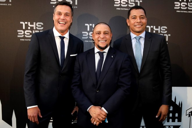 Julio Cesar, Roberto Carlos in Gilberto Silva