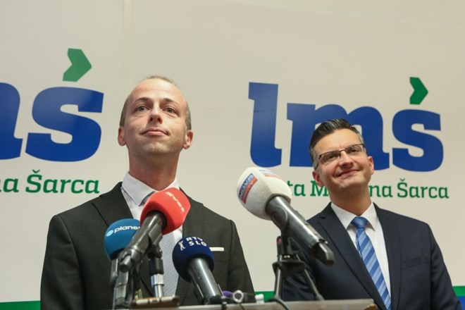 Tomaž Simetinger in Marjan Šarec