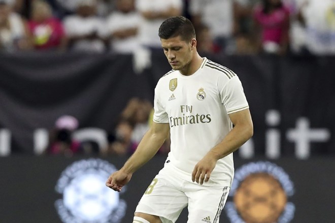 Luka Jović se nikakor ne znajde v dresu Reala  Madrid.