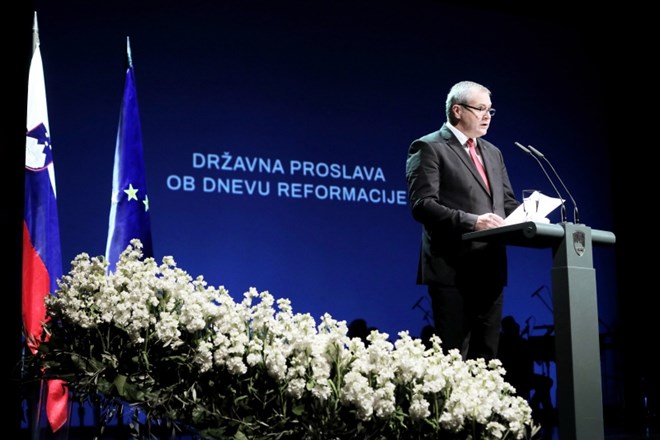 Na predvečer praznika je v Linhartovi dvorani Cankarjevega doma potekala državna proslava ob dnevu reformacije.