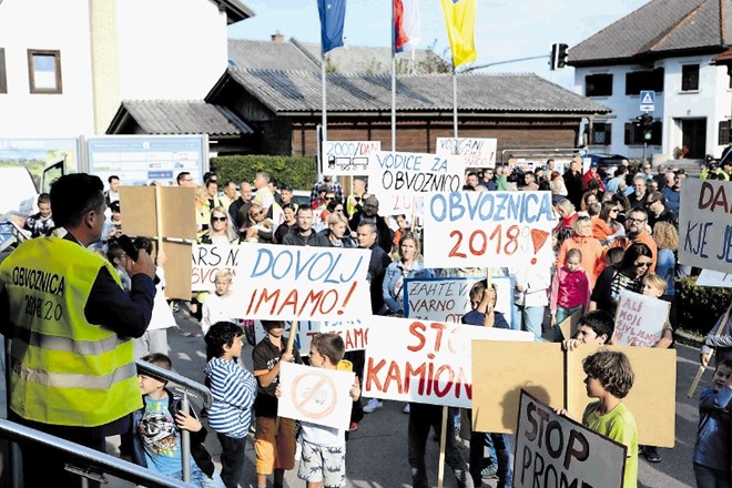 V Vodicah v torek že peti shod za takojšnjo gradnjo obvoznice Vodice.