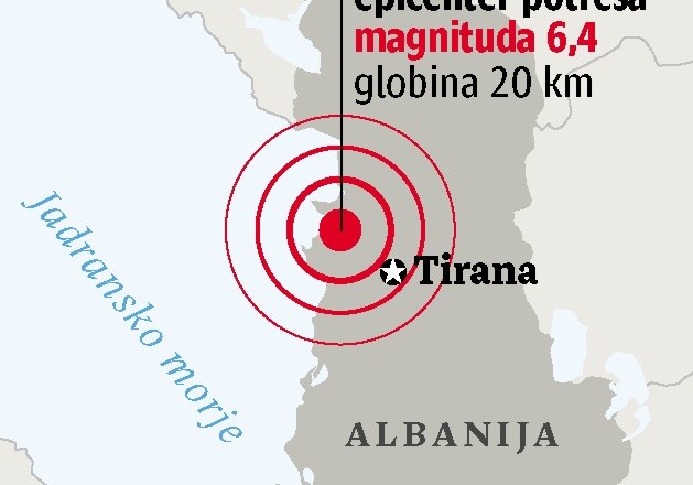 #foto #video Albanija: Hud potres, pod ruševinami kopljejo in upajo na preživele