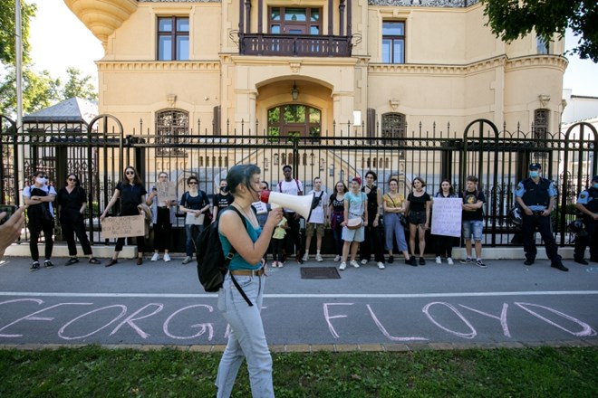 #foto V Ljubljani protestirali proti rasizmu