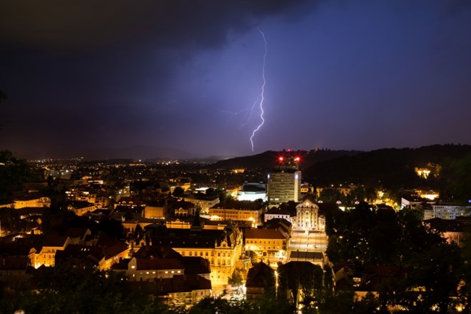 #foto Toča, kakršne v Domžalah že dolgo ni bilo