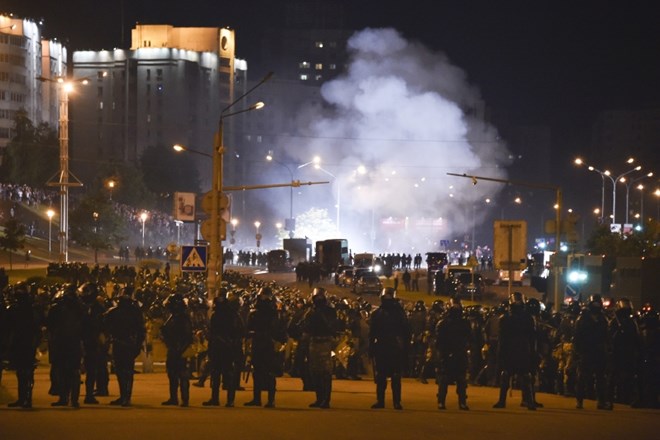 #foto #video Belorusi na ulicah zaradi vnovične volilne prevare