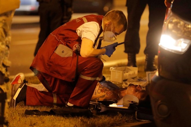 #foto #video Belorusi na ulicah zaradi vnovične volilne prevare