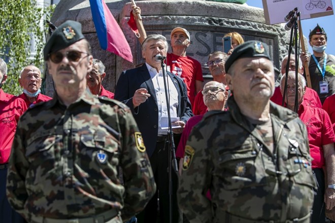 Predsednik Zveze združenj borcev za vrednote NOB Slovenije Marijan Križman