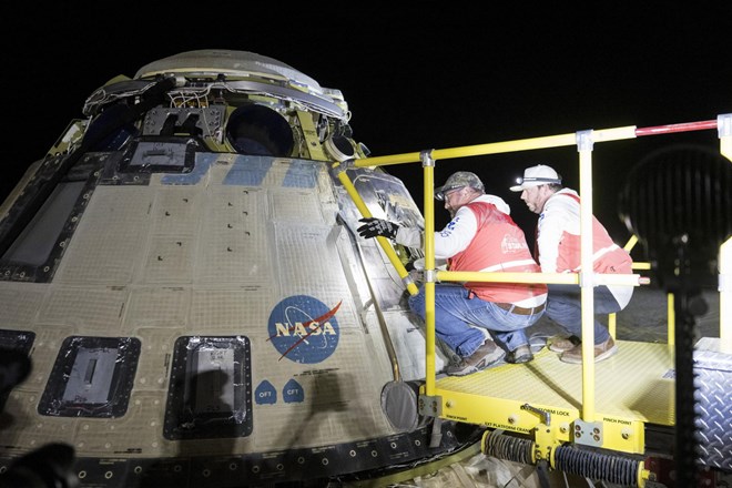 Starliner na Zemlji, astronavta ostala v vesolju