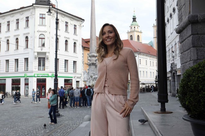 Soproga teniškega zvezdnika Novaka Đokovića v Ljubljani