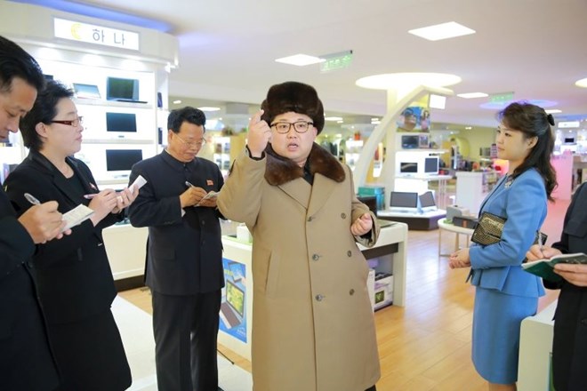 Voditelj Severne Koreje Kim Jong Un.