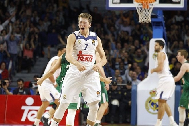 Luka Dončić na tekmi proti Žalgirisu (Foto: euroleague.net)