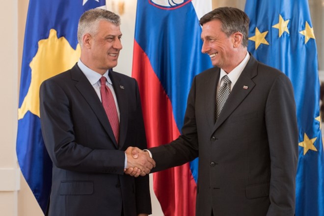 Kosovskega predsednika Hashima Thacija je predsednik republike Borut Pahor sprejel že danes. V pogovoru sta izmenjala...