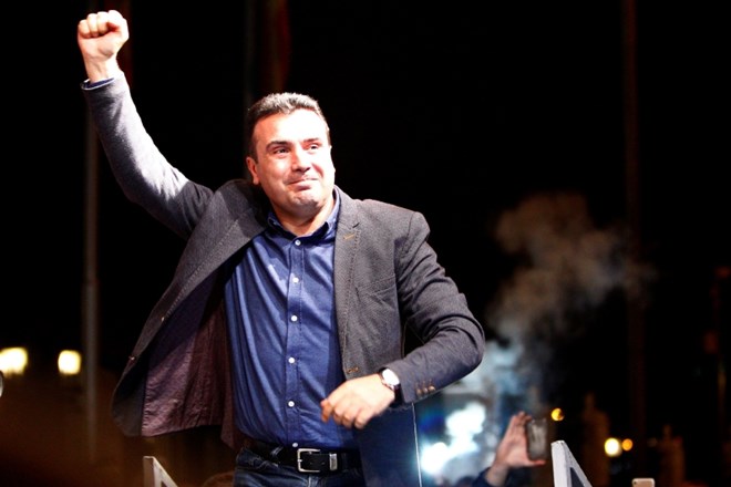 Zoran Zaev, vodja stranke SDSM, uspešen na zadnjih volitvah