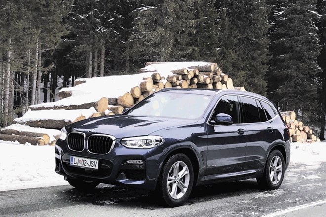 Novi BMW X3 deluje bolj dinamično od predhodnika.