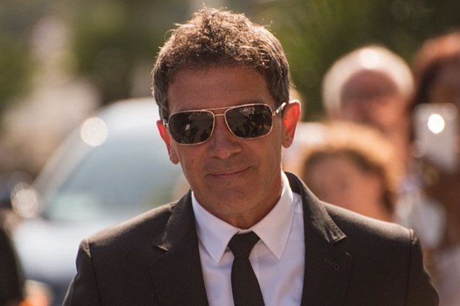 Antonio Banderas med obiskom mednarodnega filmskega festivala v Španiji lansko leto.