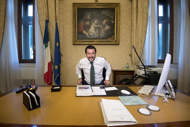 Novi italijanski notranji minister Matteo Salvini.