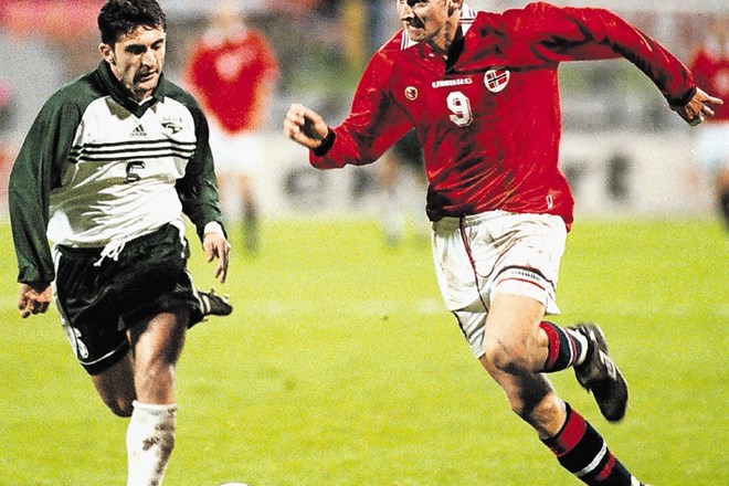 Marinko Galić (levo) je za slovensko reprezentanco nastopal med letoma 1994 in 2002.