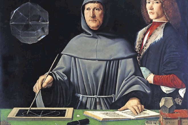 Luca Bartolomeo de Pacioli je postal slaven in  zanj so izdelali celo uraden potret, zato je eden prvih matematikov, za...