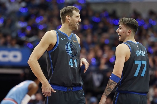 Luka Dončić je bil priča zgodovinskemu trenutku Dirka Nowitzkega.