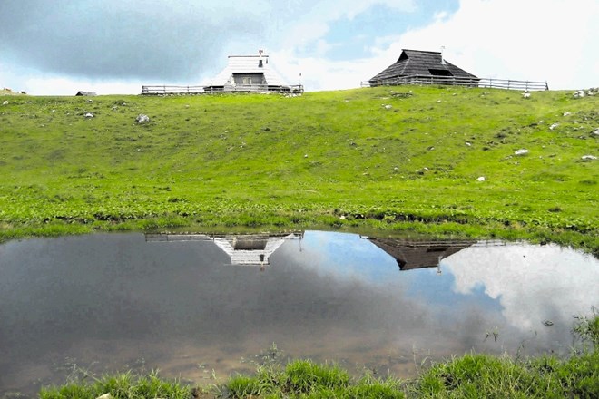 Na Veliki planini prav nič  ne manjka bogastva vodnih virov.