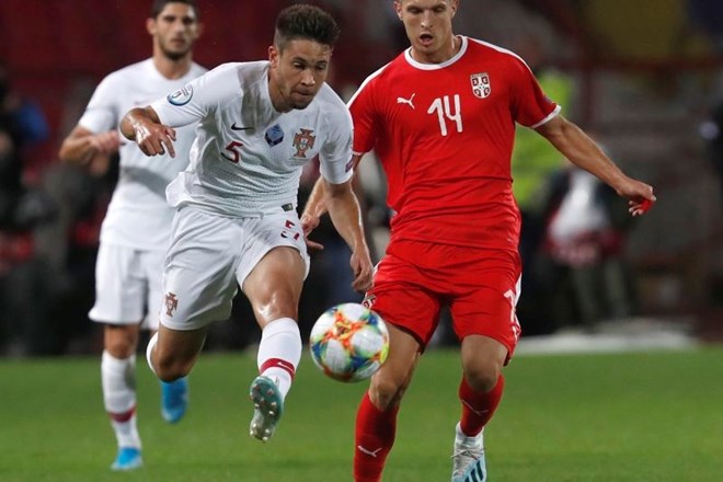 Srbija je gostila Portugalsko in izgubila z 2:4. (Foto: AP)