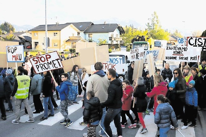 V Vodicah so zaradi obvoznice tudi v preteklosti že pripravljali protestne shode in zapore cest.