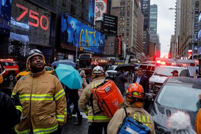 Nesreča se je zgodila na zelo prometnem delu New Yorka.