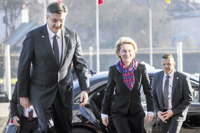 Pri iskanju dogovora o ključnih prioritetah EU predsednica evropske komisije Ursula von der Leyen računa na pomoč hrvaškega...