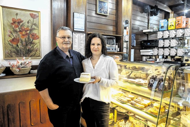 Slaščičarka Petra Žibert in upokojeni slaščičar Miha Lenček prisegata na tradicijo.