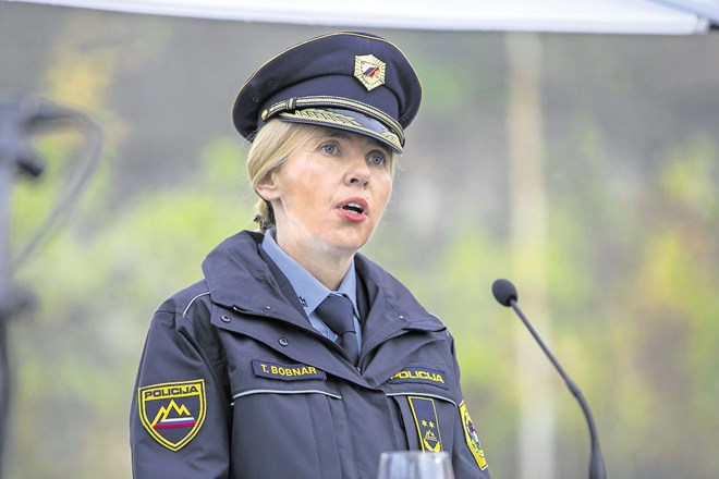 Tatjana Bobnar, generalna direktorica policije Foto: Matjaž Rušt